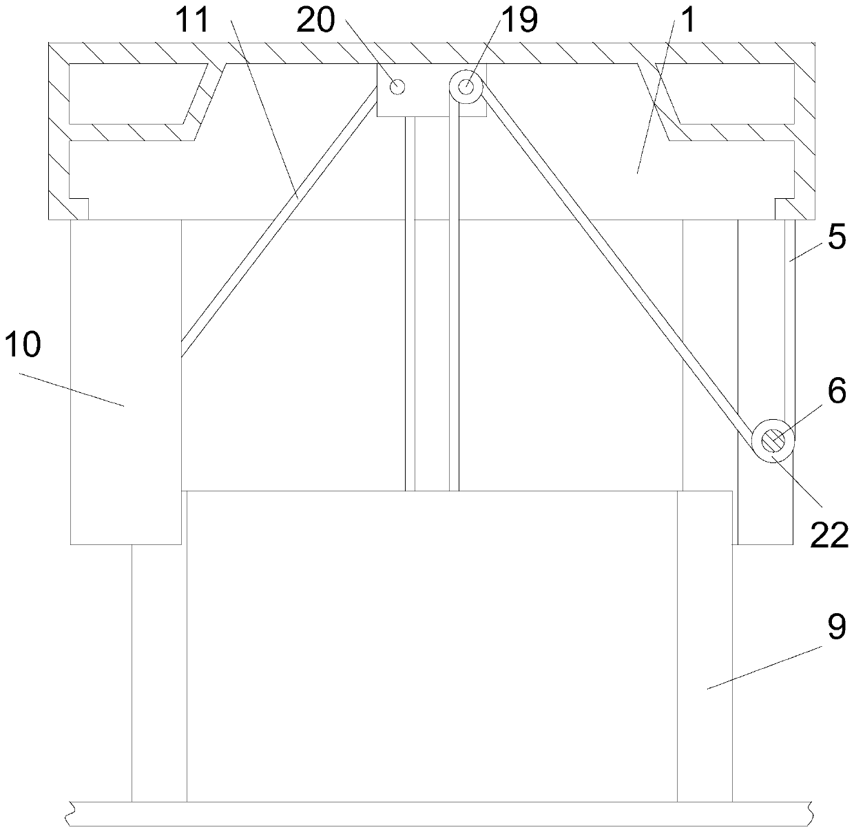 A checkpoint test device for English teaching