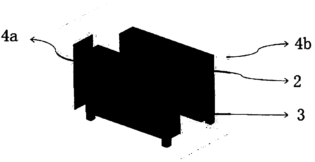 Large-area microchannel plate type photomultiplier test device