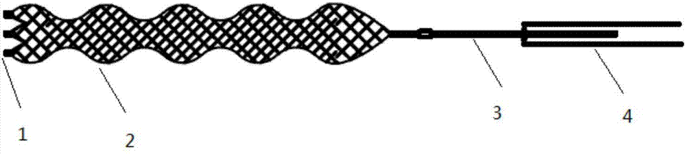 Novel cerebral thrombus removal device and method for removing thrombus by using device