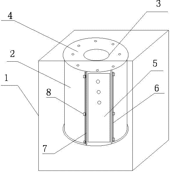 Casting mould for high-voltage coil for dry-type transformer