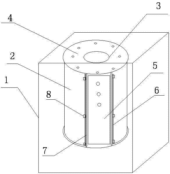 Casting mould for high-voltage coil for dry-type transformer