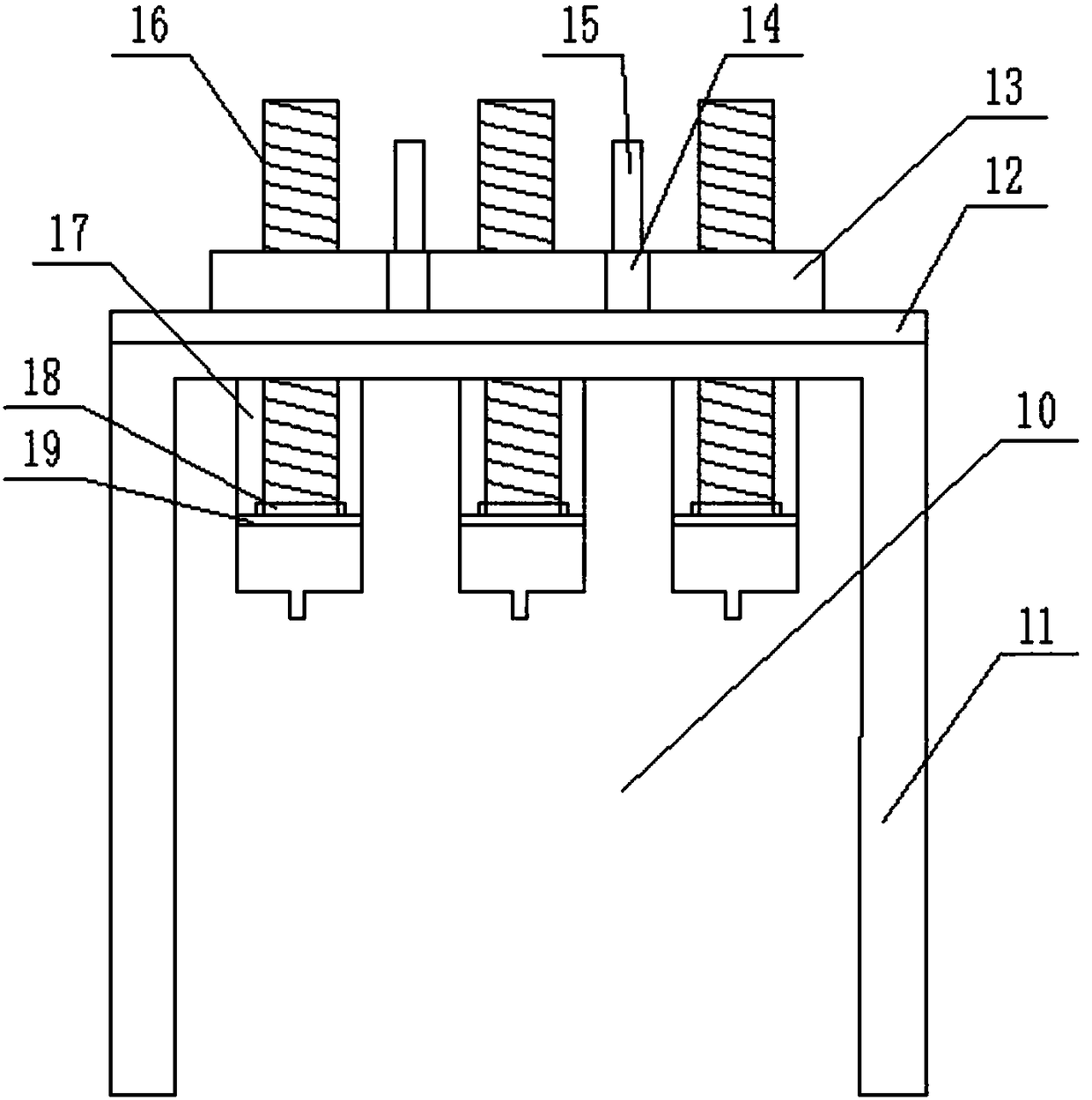 Liquid reagent transferring and mixing apparatus