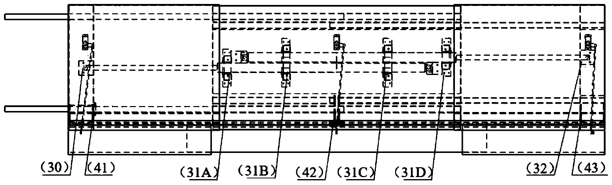 Telescopic wing mechanism with slotted flap and continuously variable wingspans