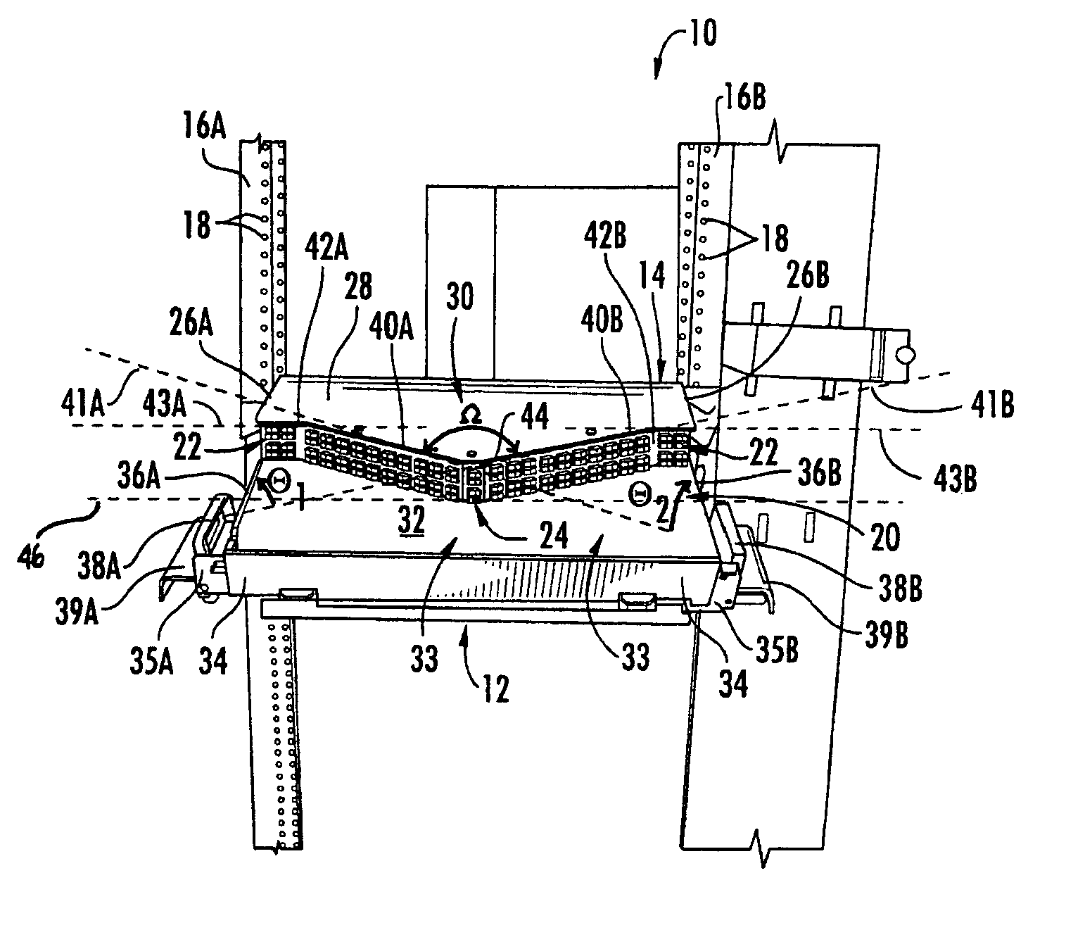 Fiber optic adapter module and tray