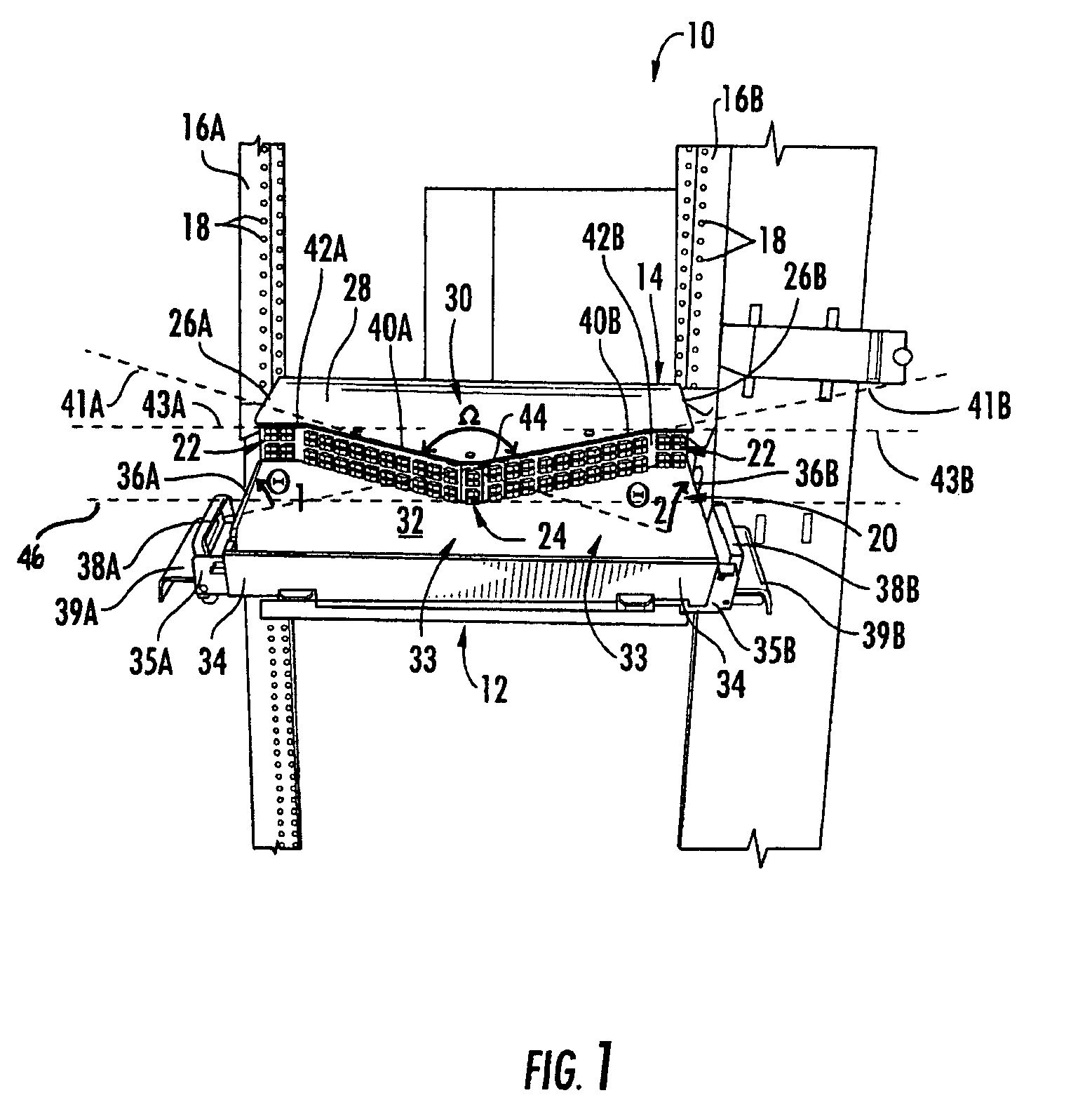 Fiber optic adapter module and tray