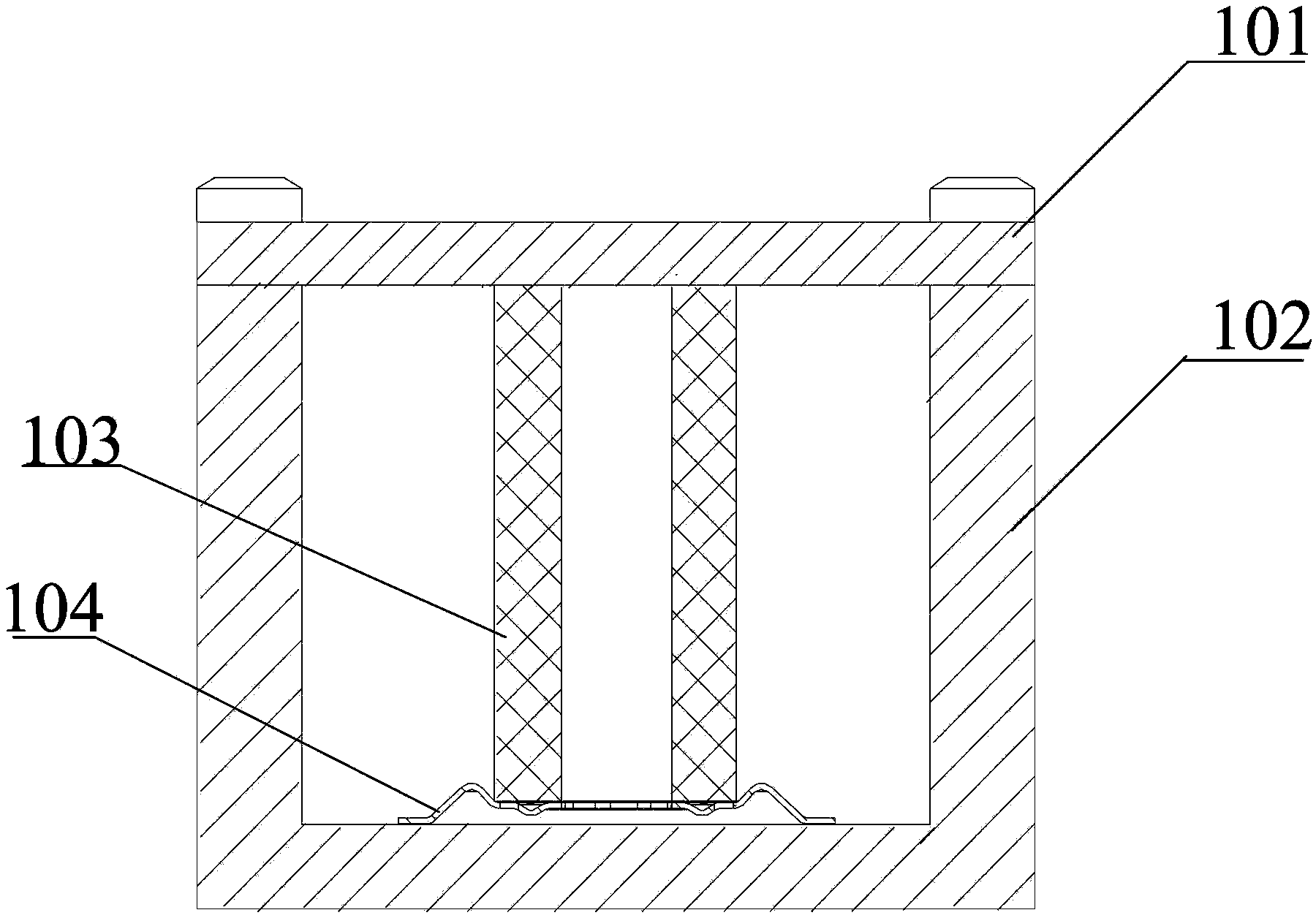 TM mold dielectric filter