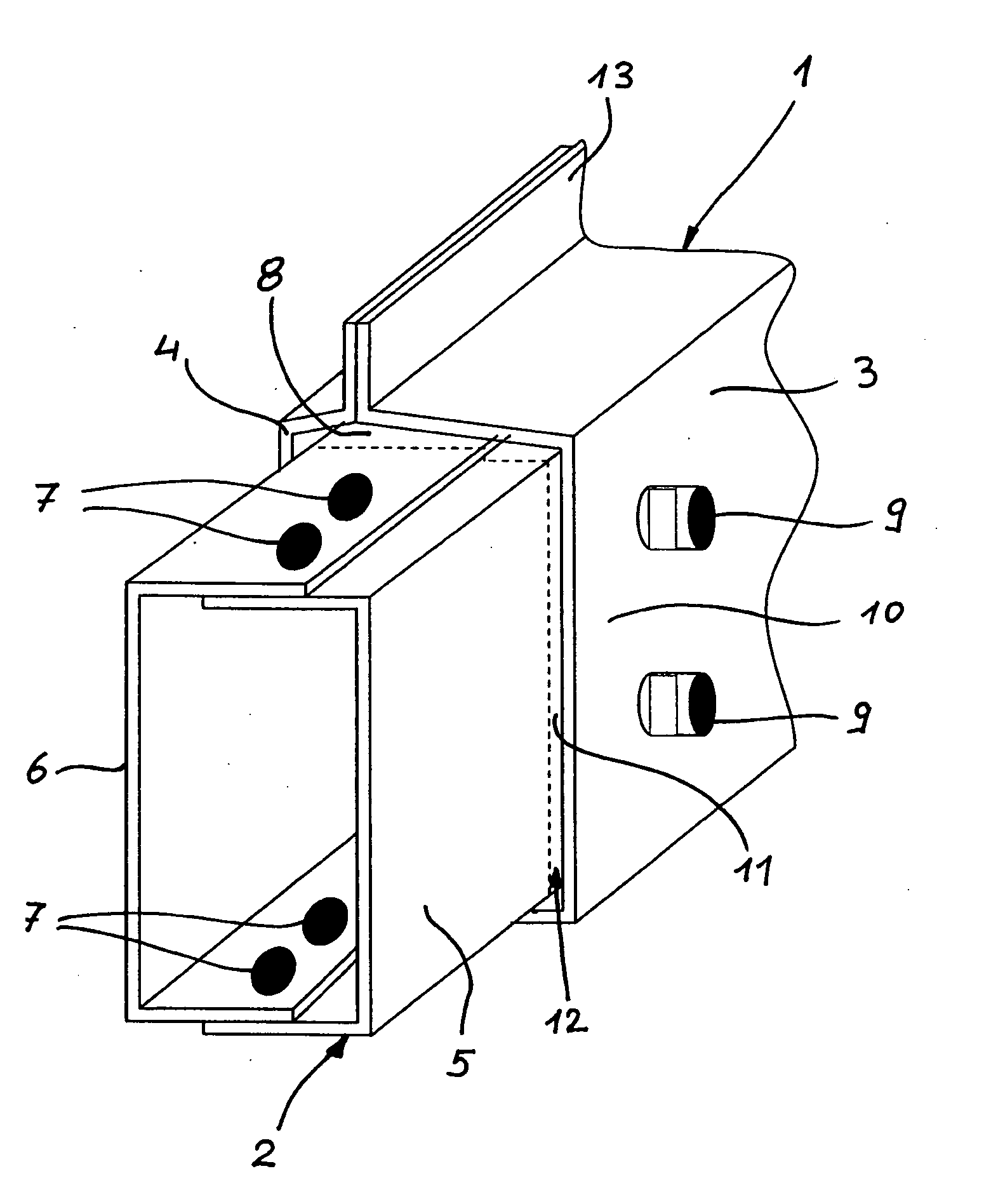 Bumper structure for a motor vehicle