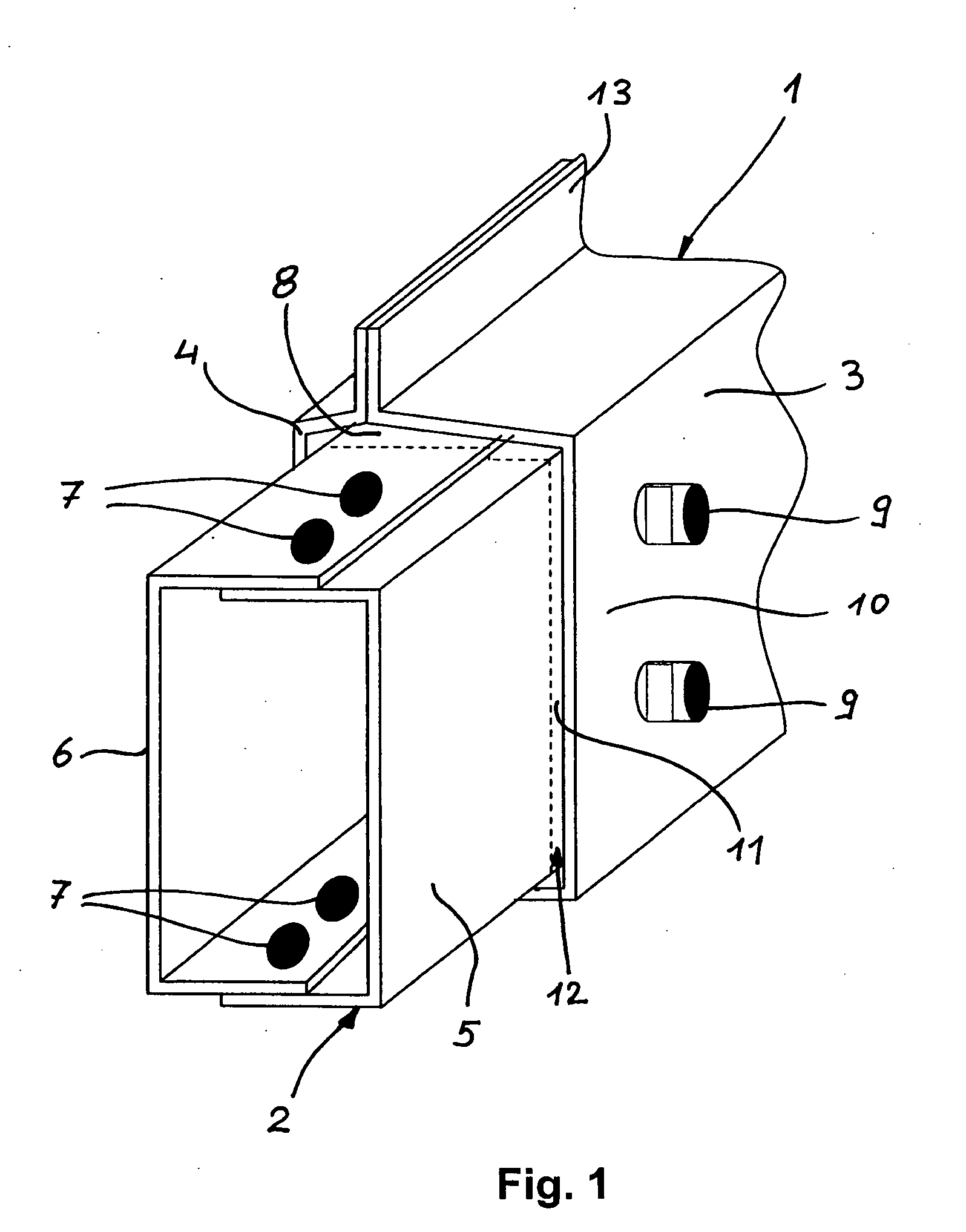 Bumper structure for a motor vehicle