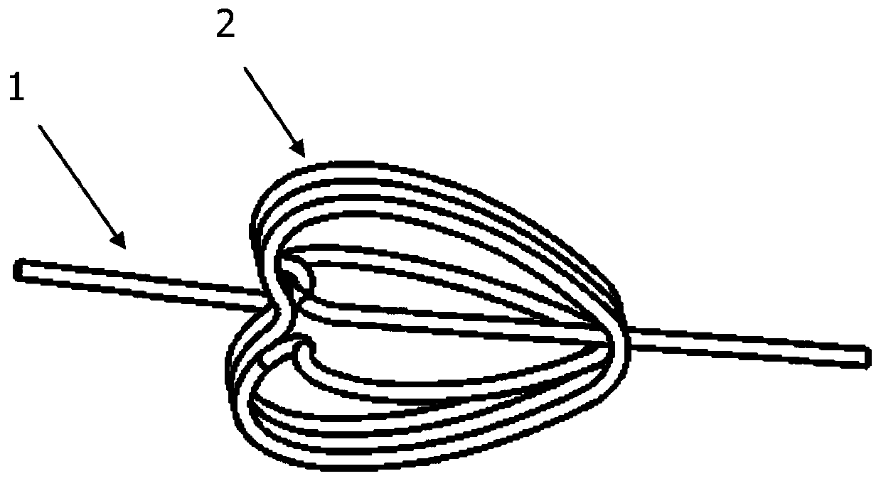 Biodegradable beauty lifting string and preparation method thereof