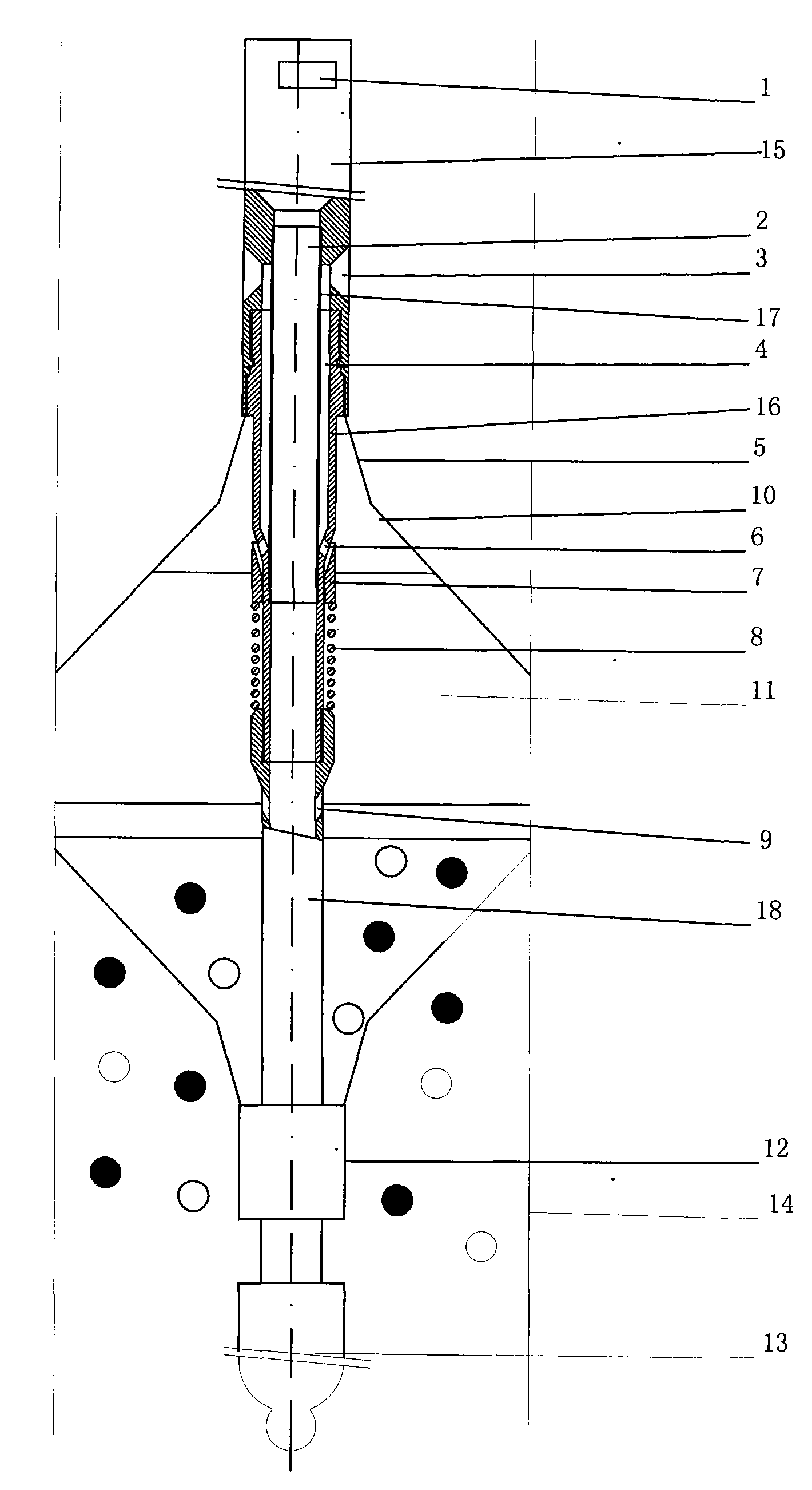 Collector capable of automatically controlling gas separation for measuring production profile of oil well