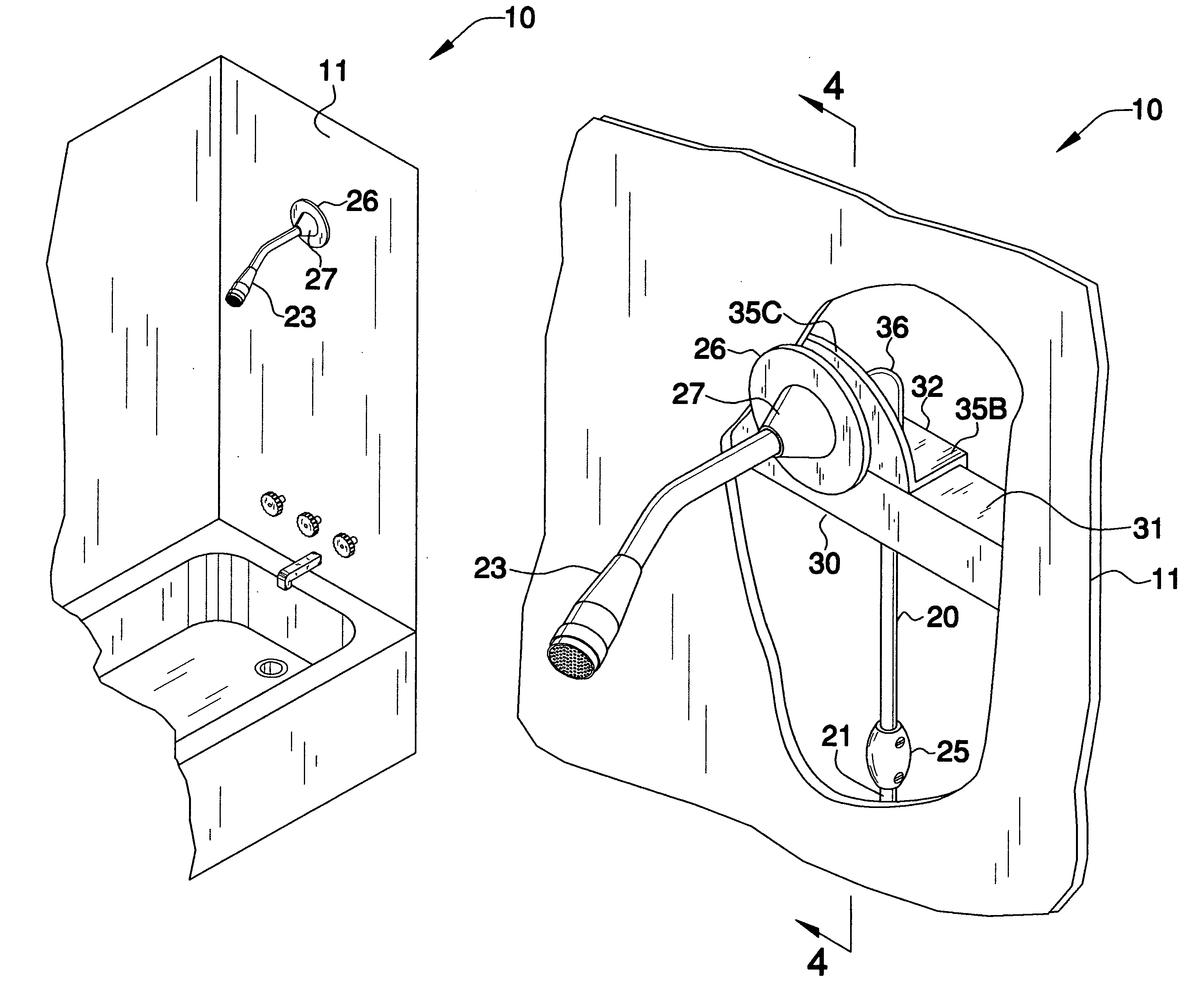 Adjustable shower head