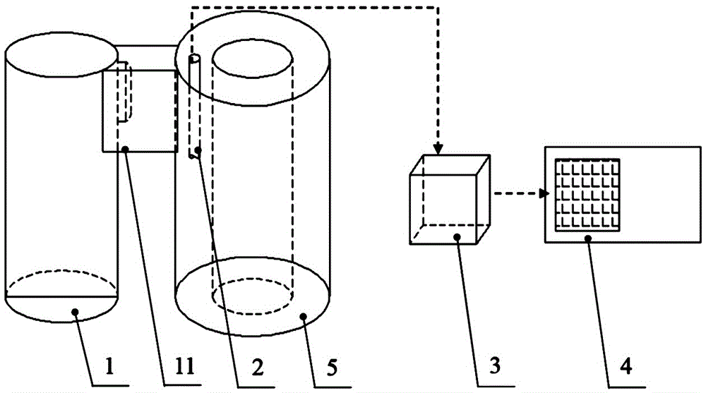 Ray-based dry type transformer winding material detection method and device