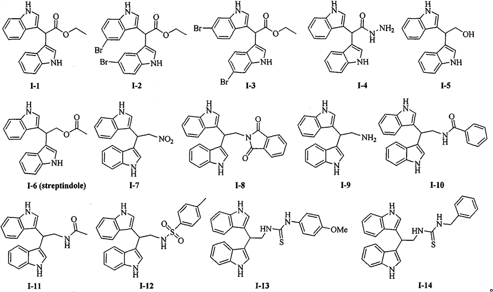 Application of Alkaloid Streptindole and Its Derivatives in Controlling Plant Virus Bacterial Diseases