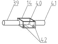 Sample collection and preparation device for collecting near infrared spectrum of coal powder on line