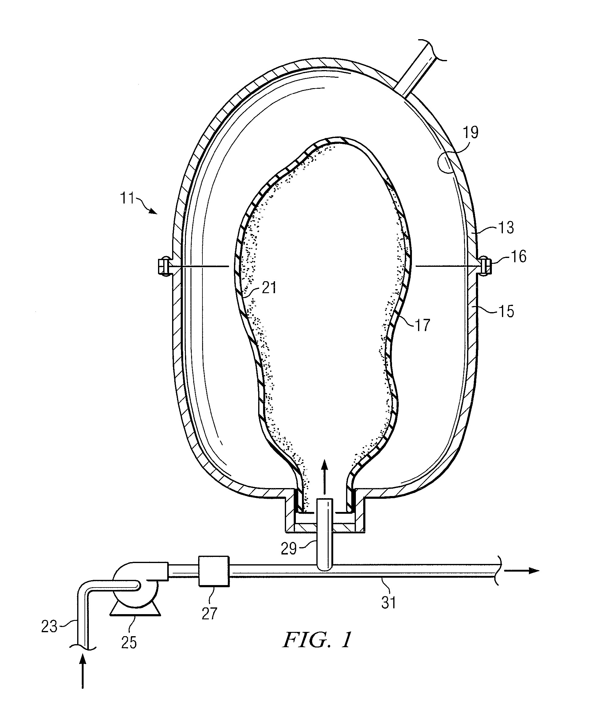 Membrane coating for a water pressurization Bladder