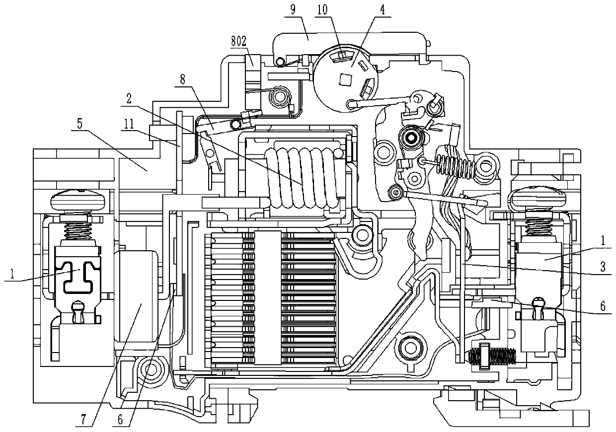 Intelligent monitoring air switch