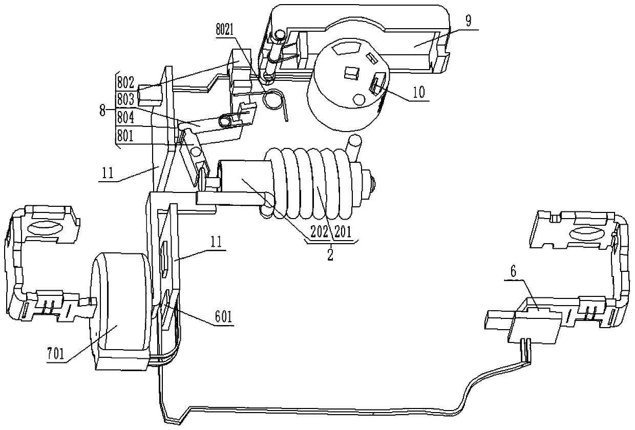 Intelligent monitoring air switch