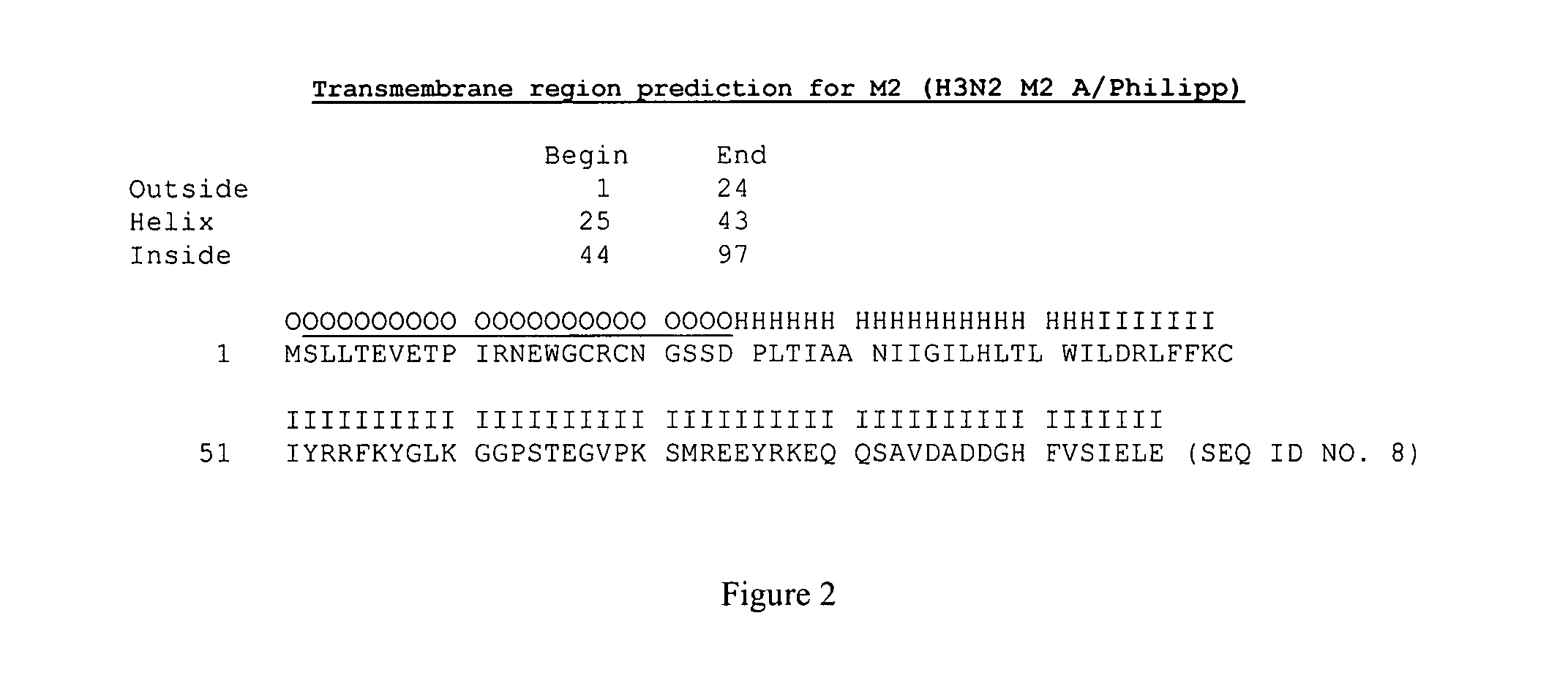 Novel influenza m2 vaccines