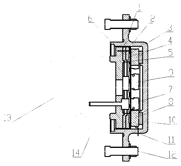 Railway wagon axle end disk-type permanent magnet generation device