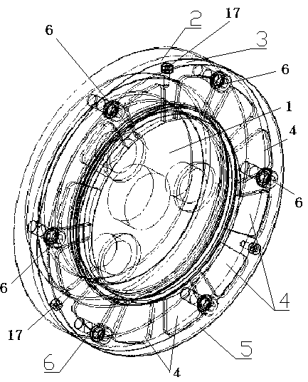 Railway wagon axle end disk-type permanent magnet generation device