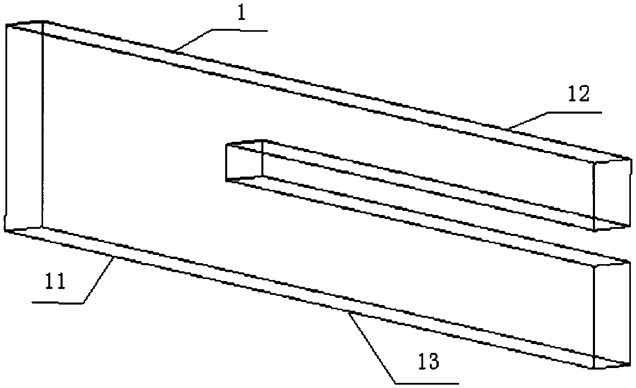 High-order resonance type quartz tuning fork micro-cantilever and manufacturing method thereof