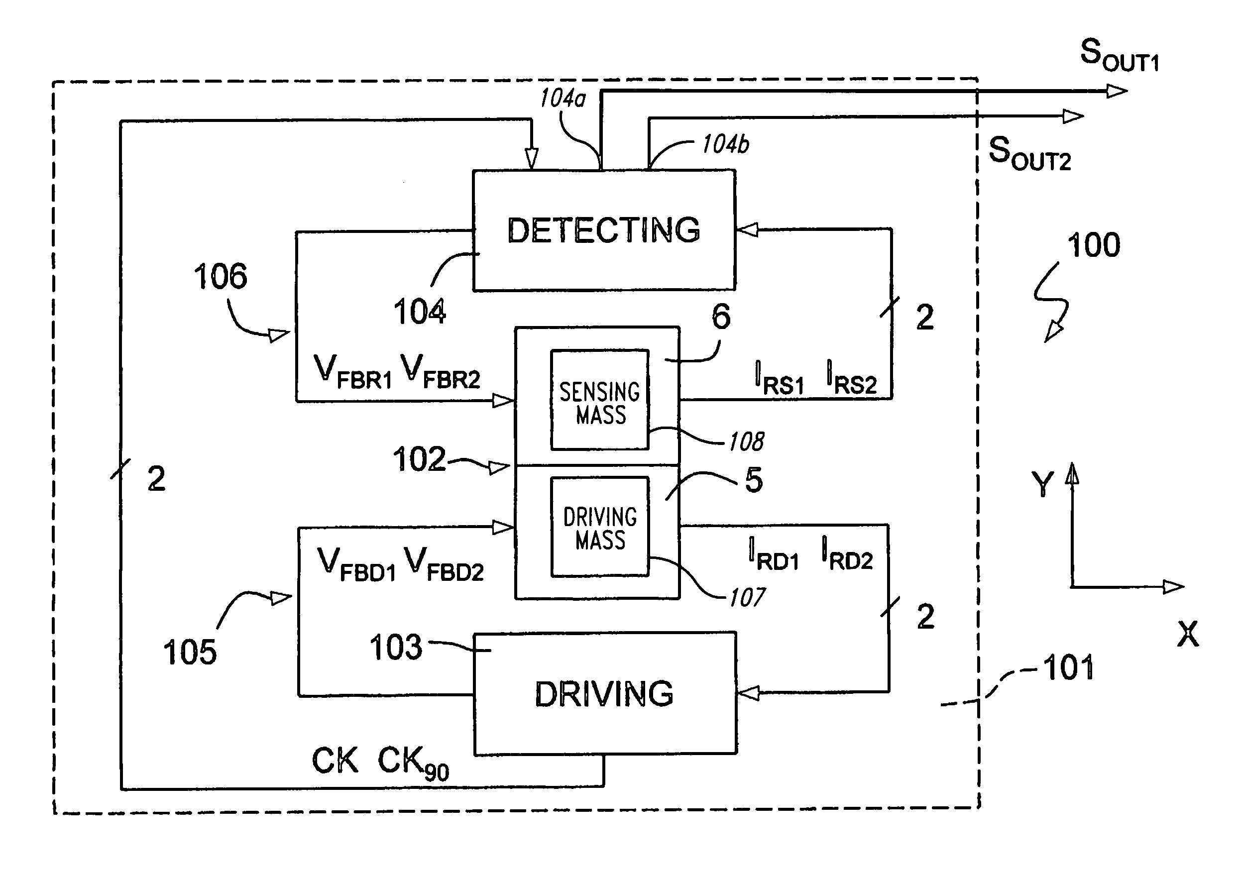 Micro-electro-mechanical sensor with force feedback loop