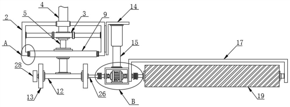 Building indoor decoration ground waterproof layer brushing equipment and brushing method thereof