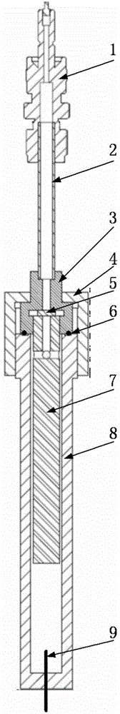 Sample chamber for testing adsorption isotherm of material