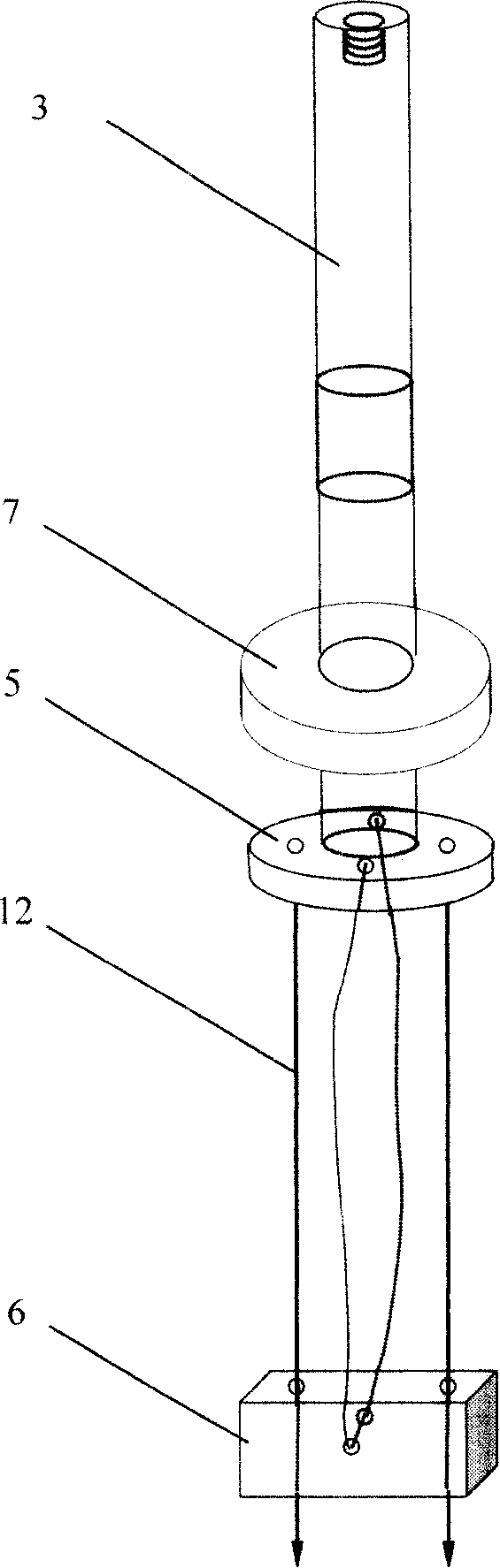 Method for determining soil moisture and its modified device