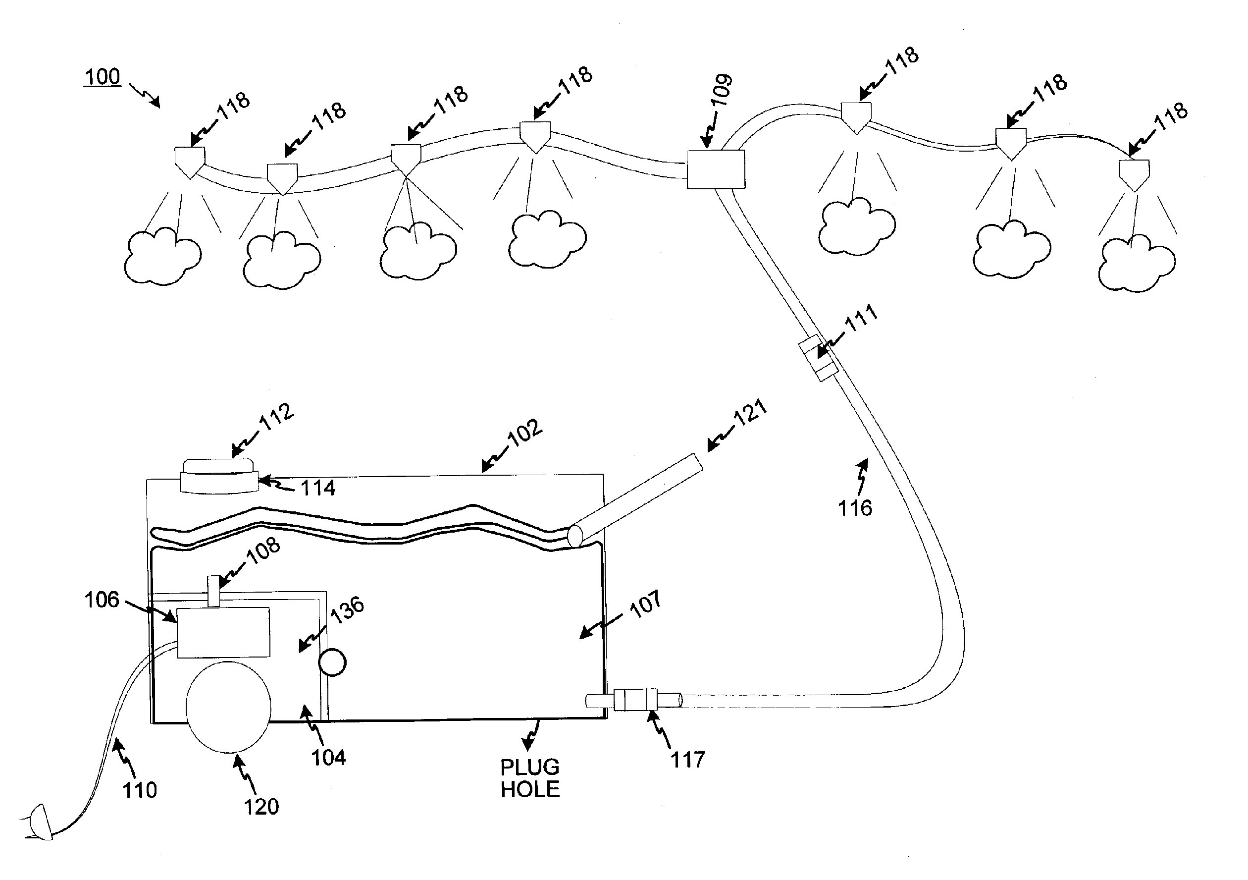 Portable mister for adjusting ambient temperature