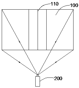 Installation system and installation method for projection screen