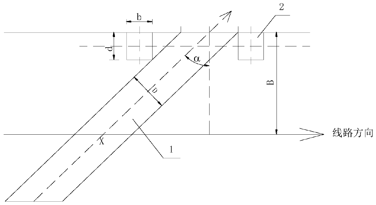 A combination layout method of pile plate retaining wall and culvert