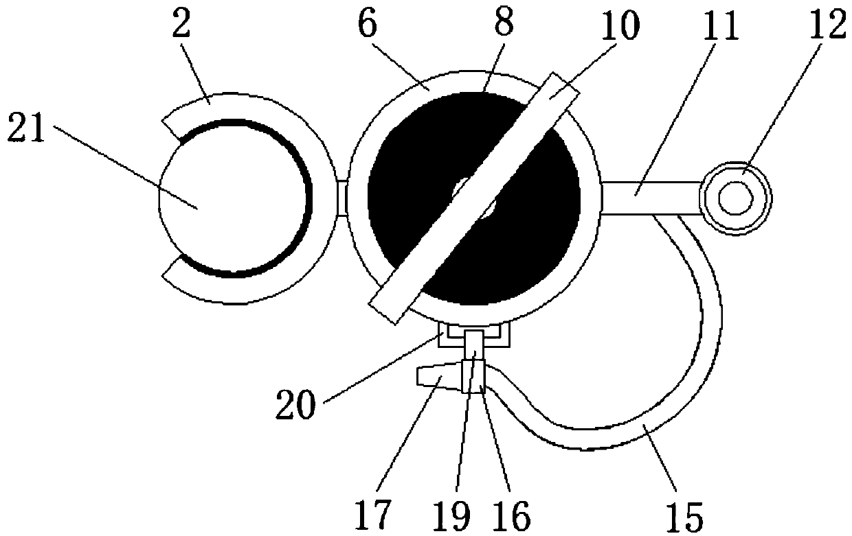 Geriatric auxiliary medicine feeding device