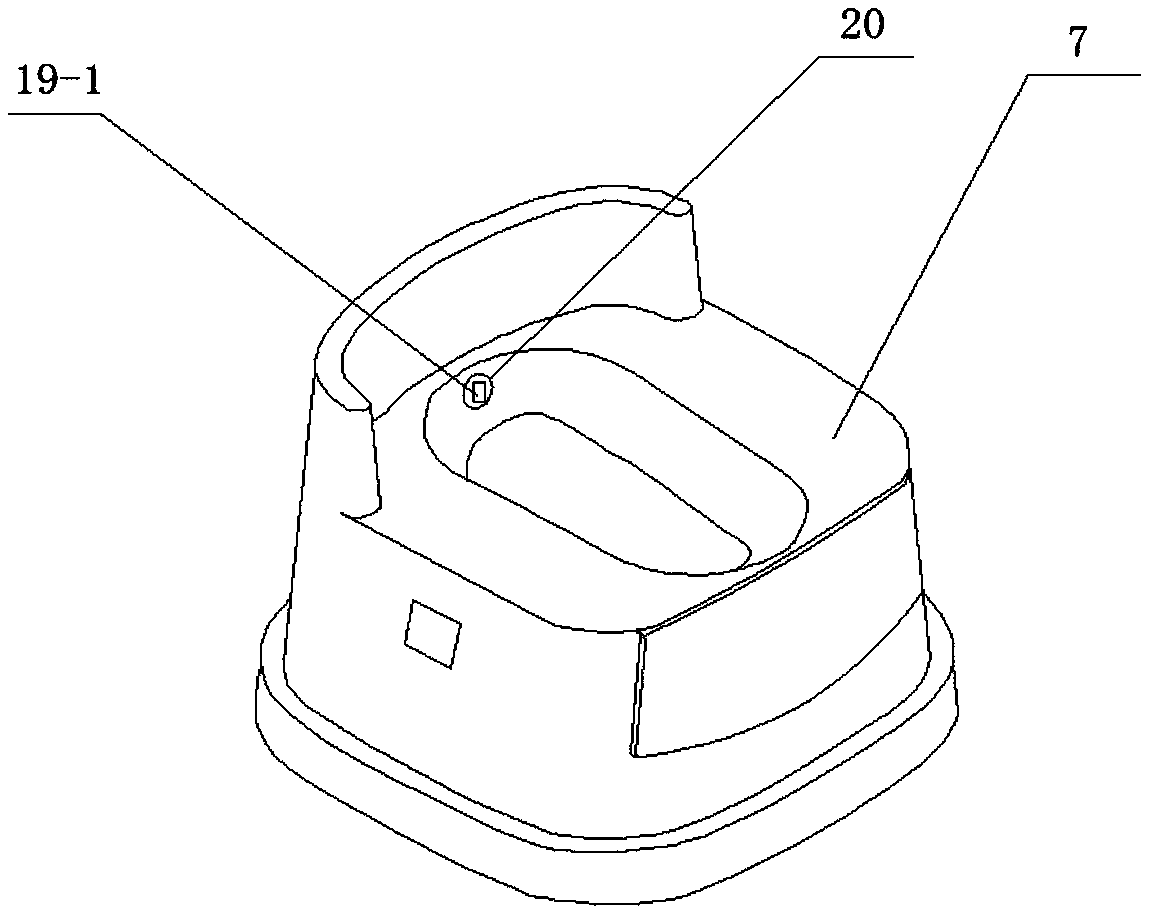 Medical bedpan integrated with sickbed