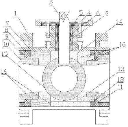 Ceramic ball valve