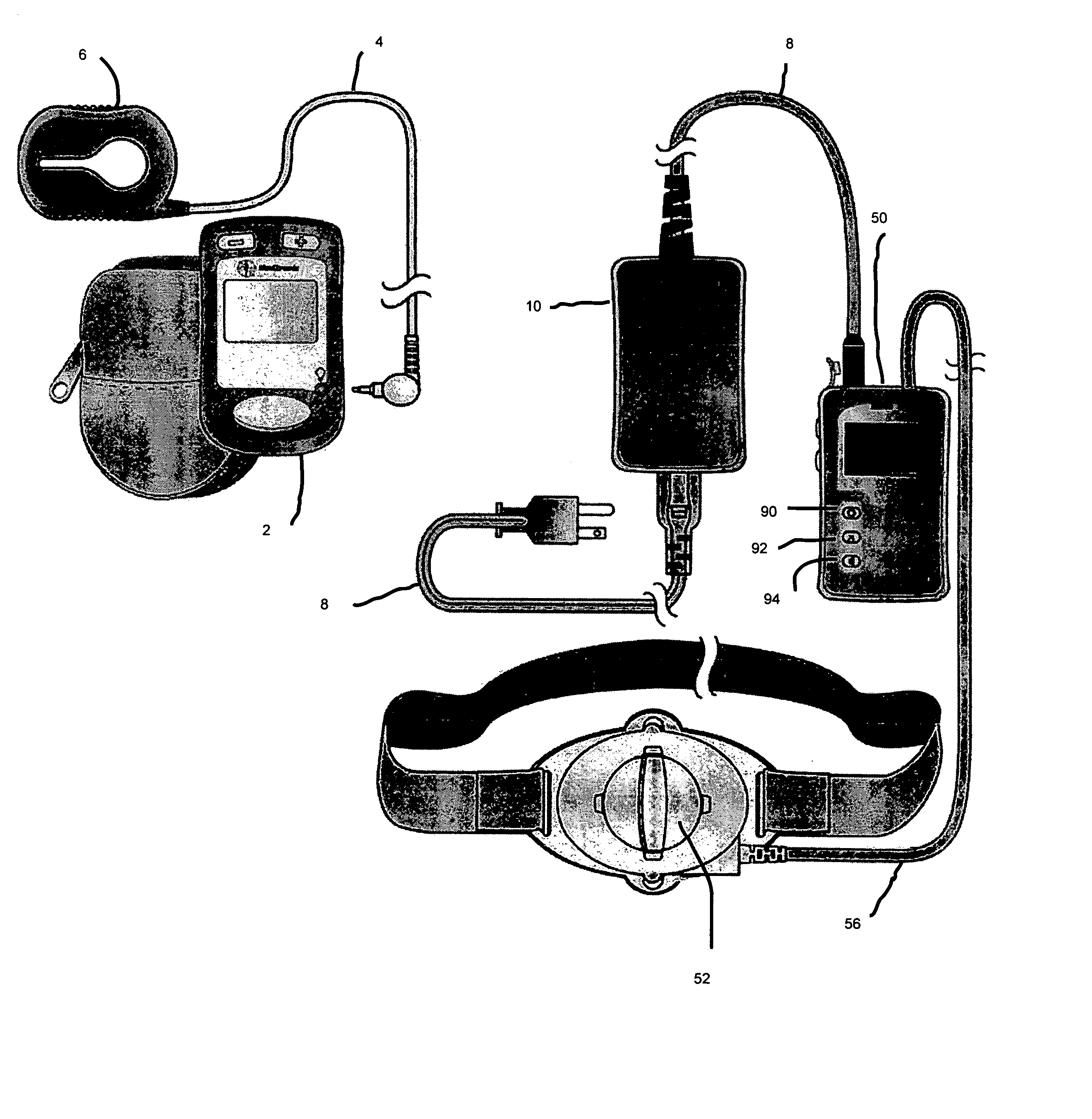 User interface for external charger for implantable medical device