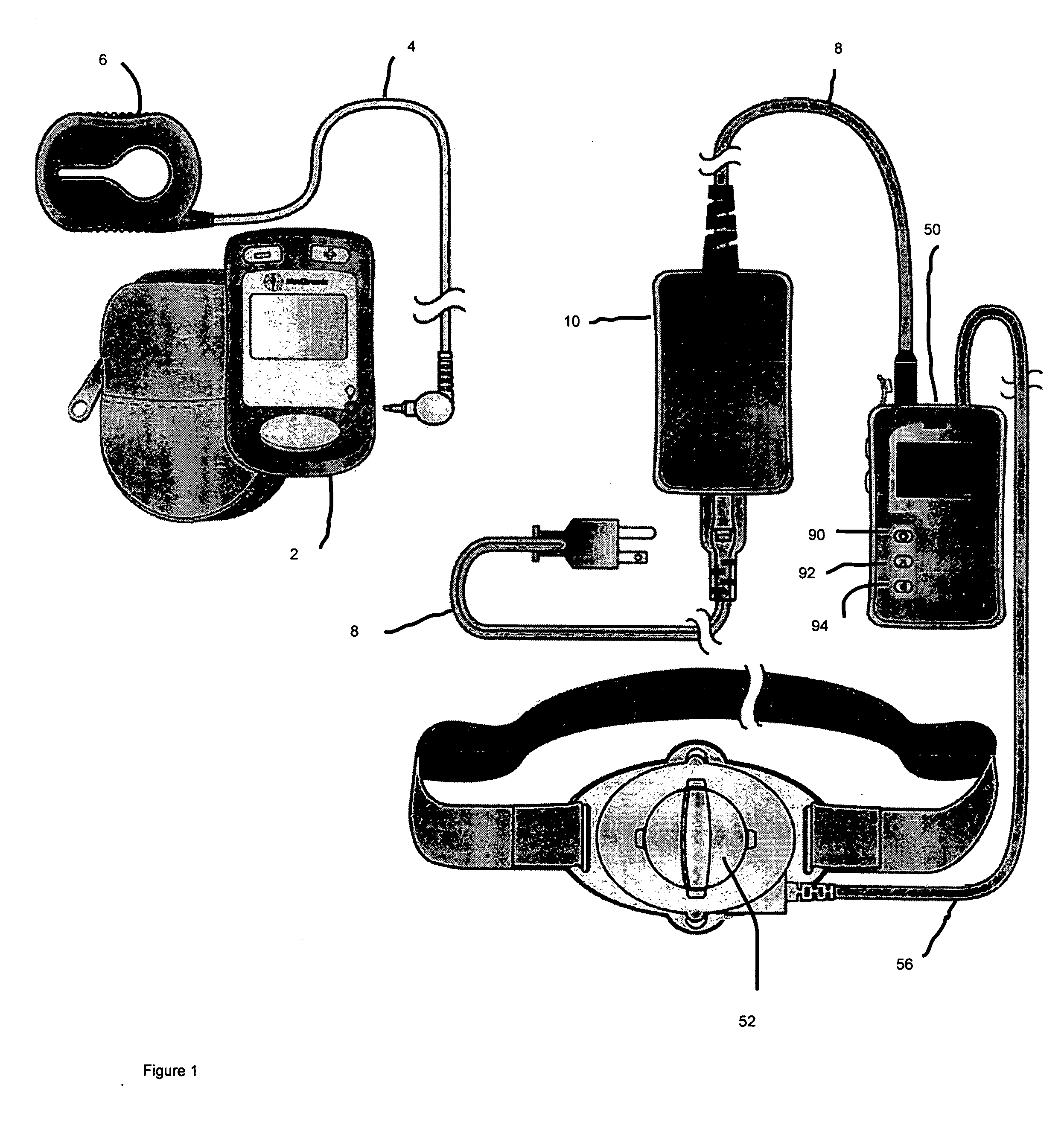 User interface for external charger for implantable medical device