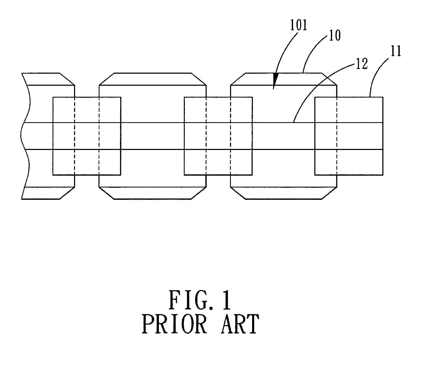 Spacer structure for cross rollers