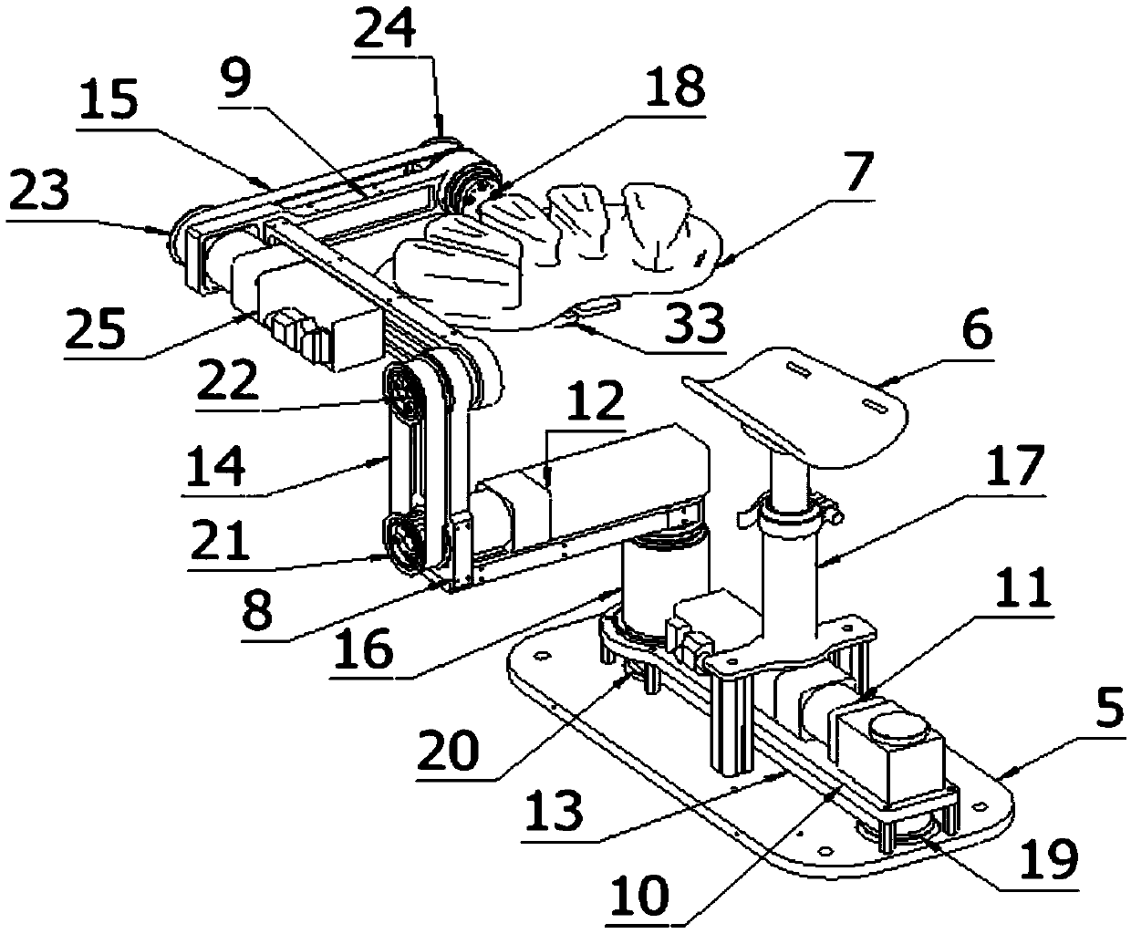 Intelligent hand rehabilitation training device