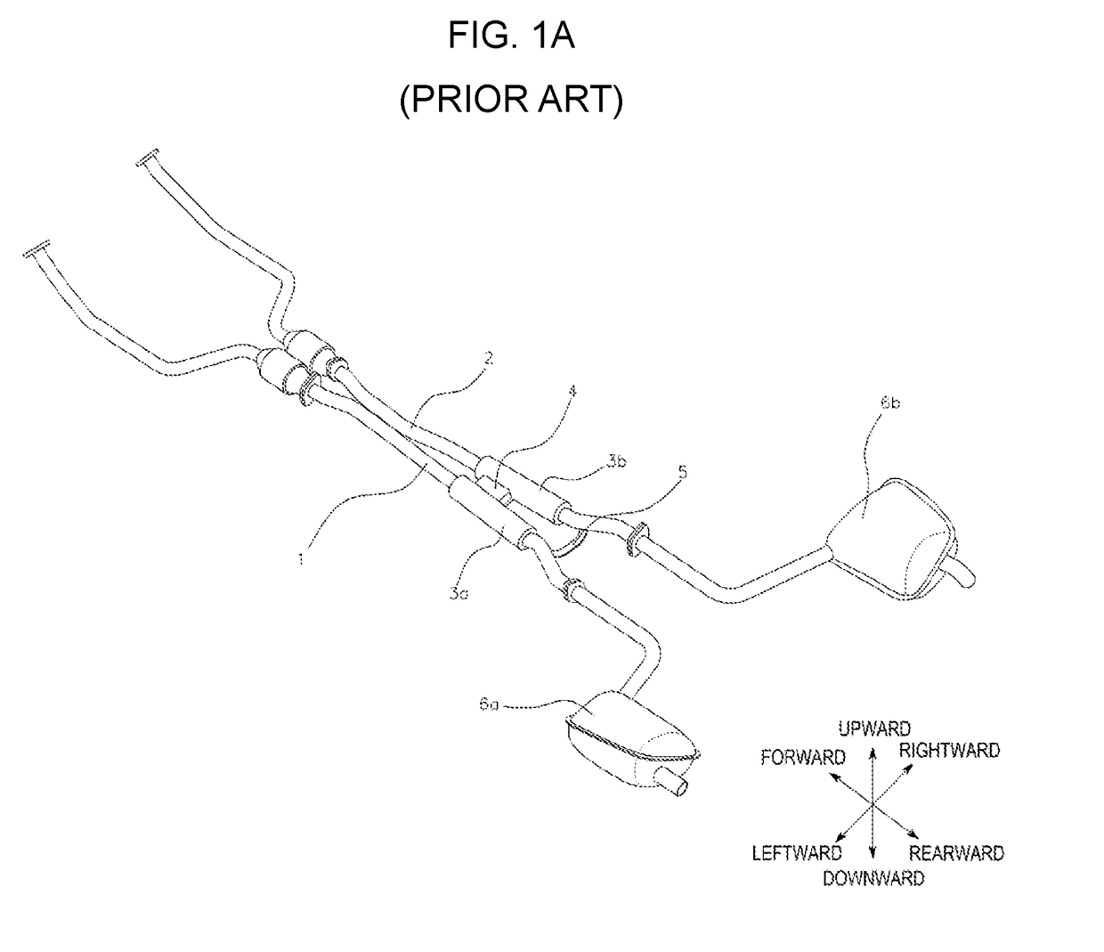 Structure of exhaust pipe