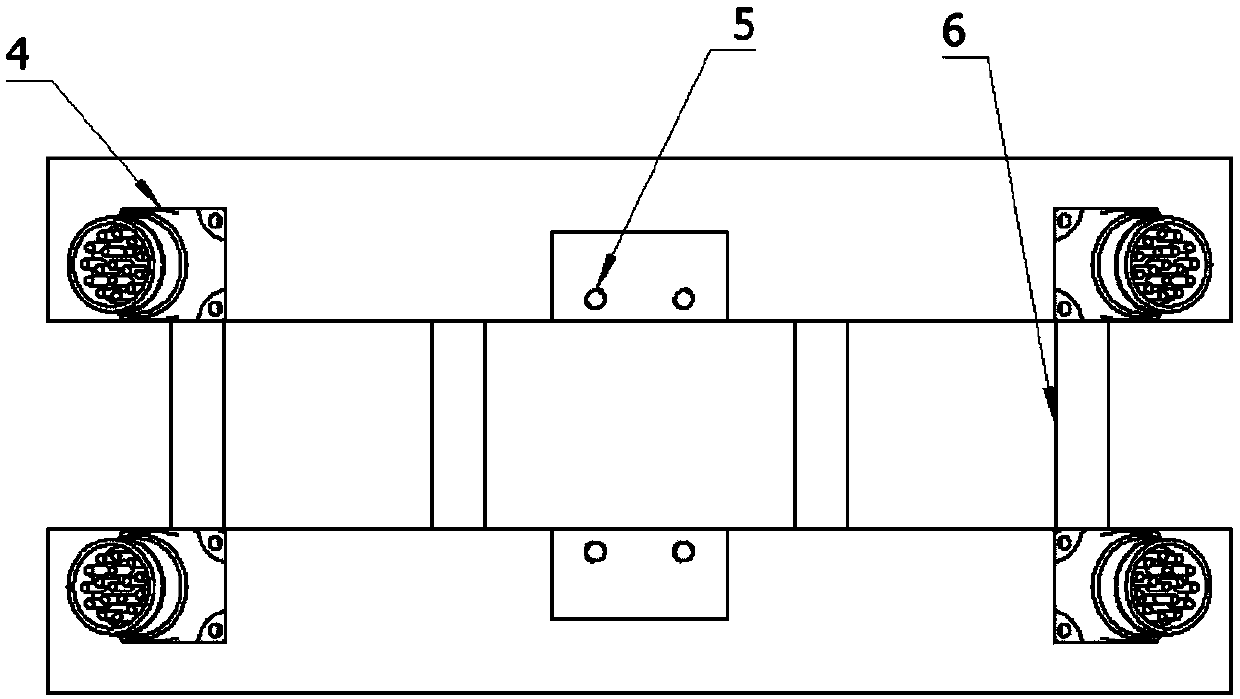 Double-edge arc-shaped permanent magnet synchronous motor used for large turntable