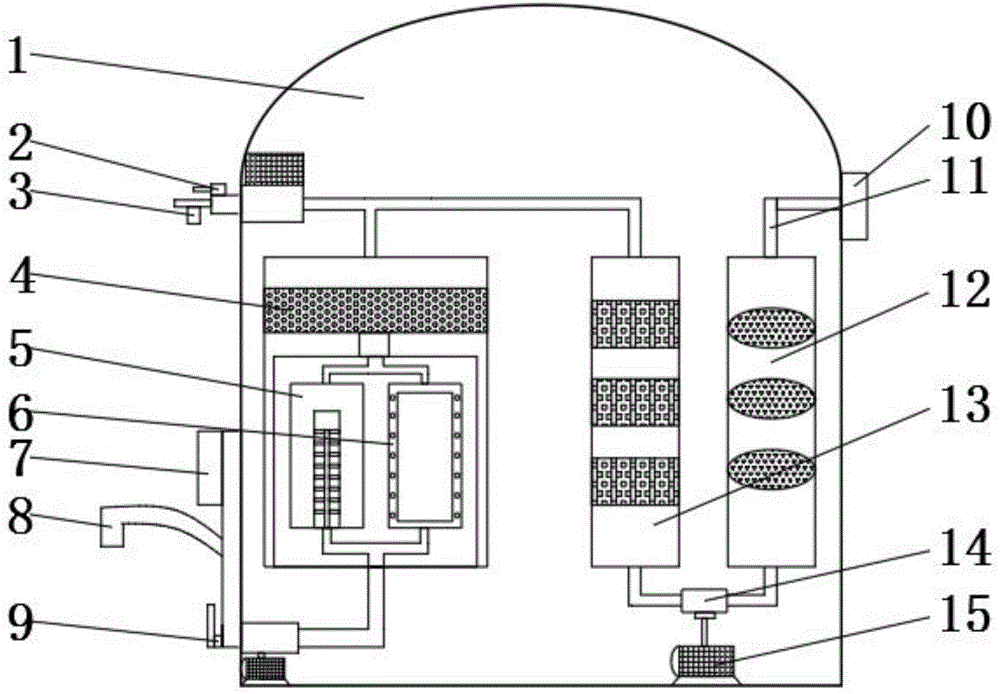 Temperature-controlled household water purifier