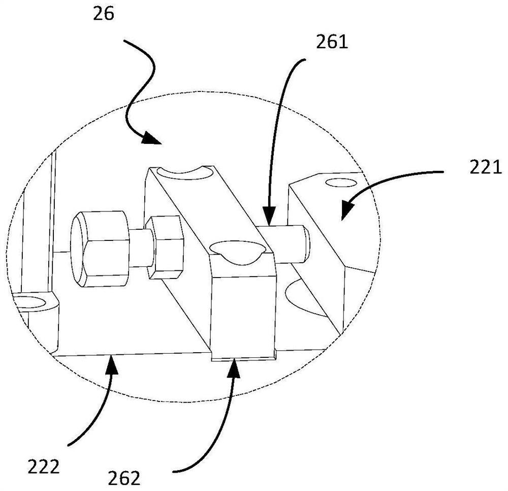 Rubber plug assembling device and blood sample collector assembling equipment