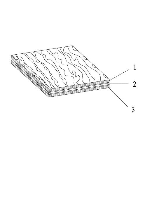 Glued bamboo board and preparation method thereof