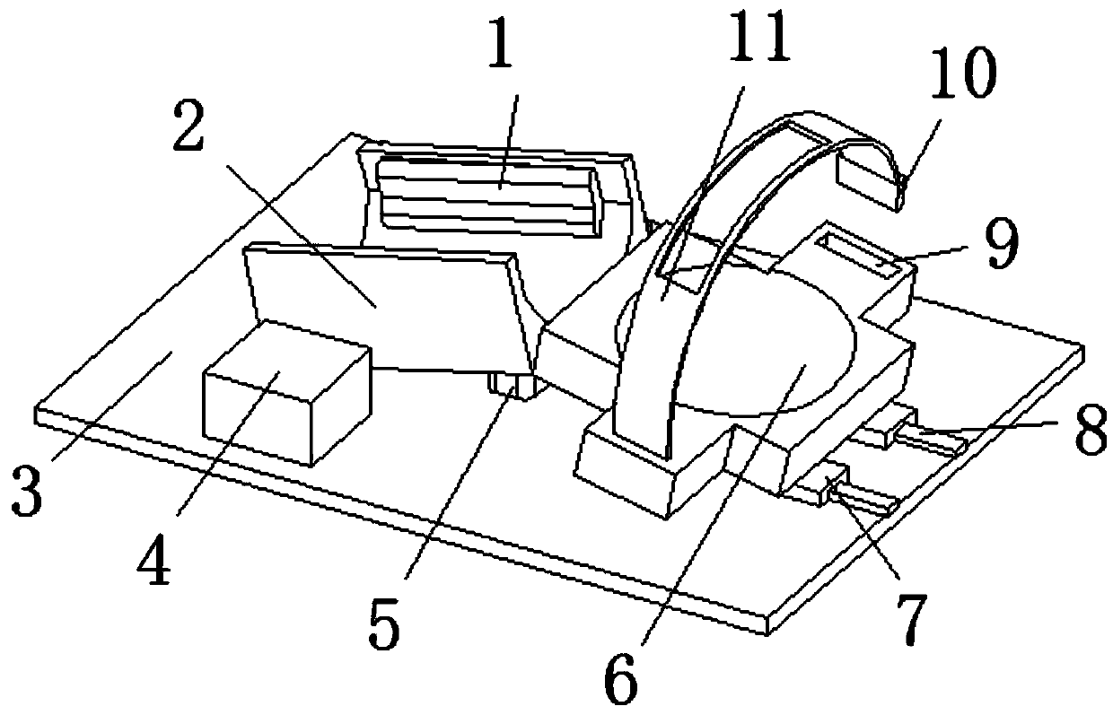 Neck fixing device for emergency surgery department