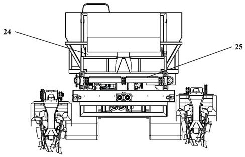 Intelligent orchard self-propelled double-row ditching fertilizer applicator and fertilizer application method