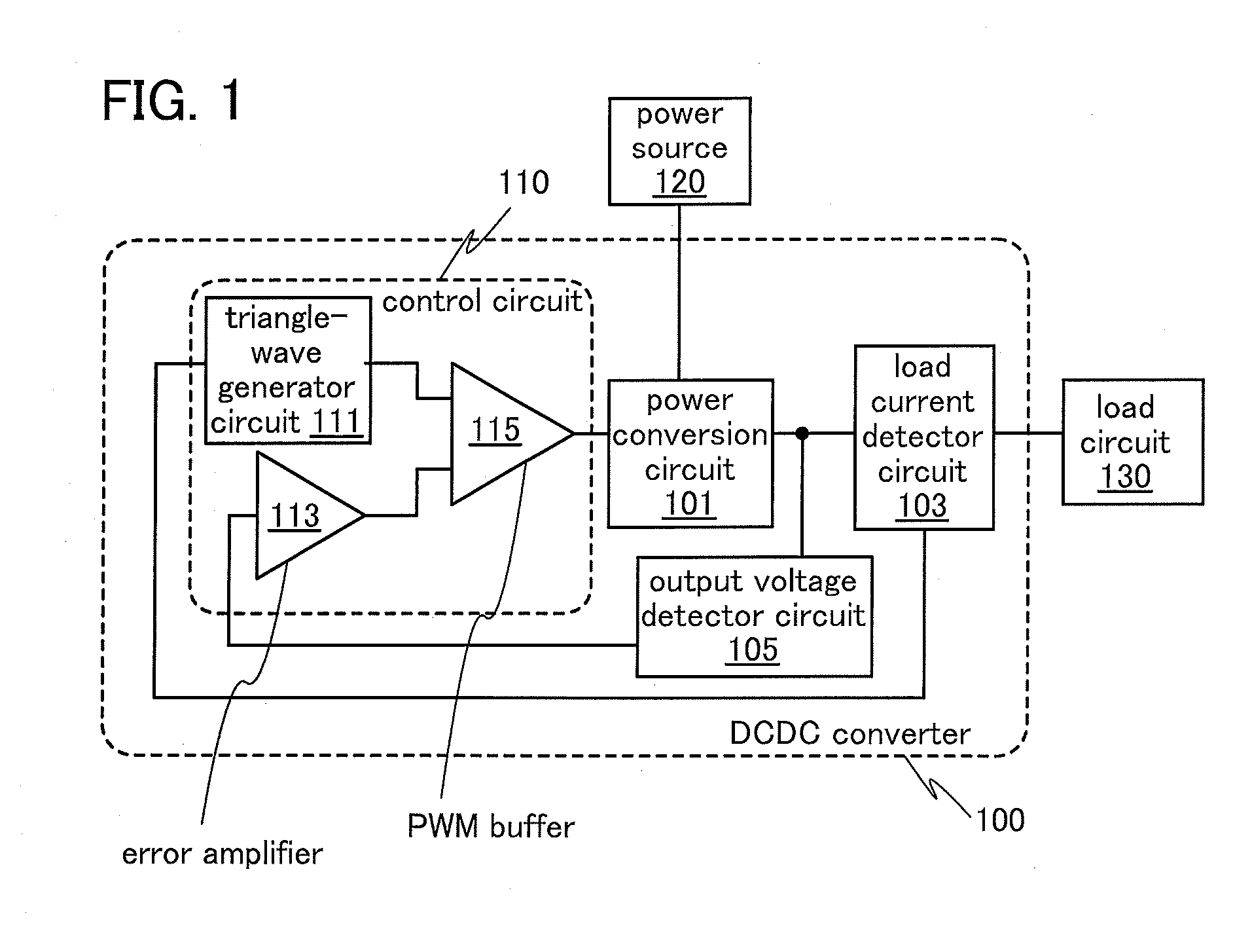 Control circuit, DCDC converter, and driving method