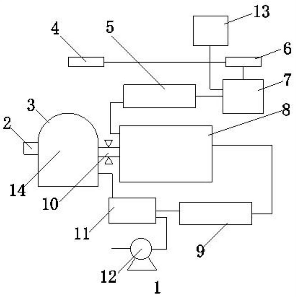 A suspended purification device