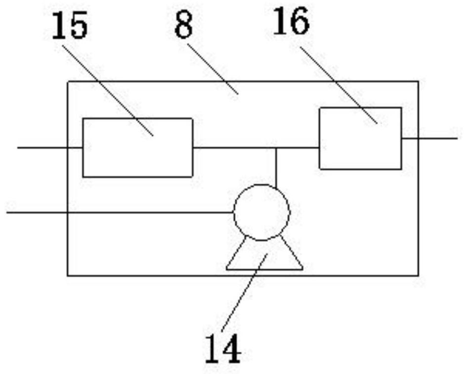 A suspended purification device