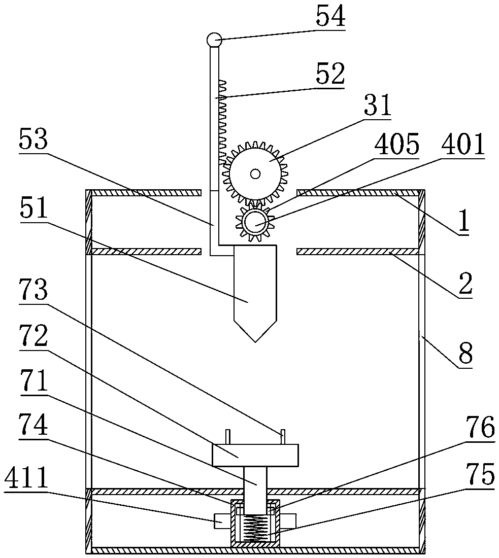 Fruit enucleating and paring device